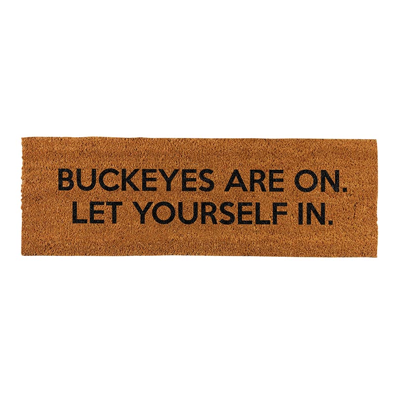 Door Mat - Buckeyes Are On - Bombay Mercantile