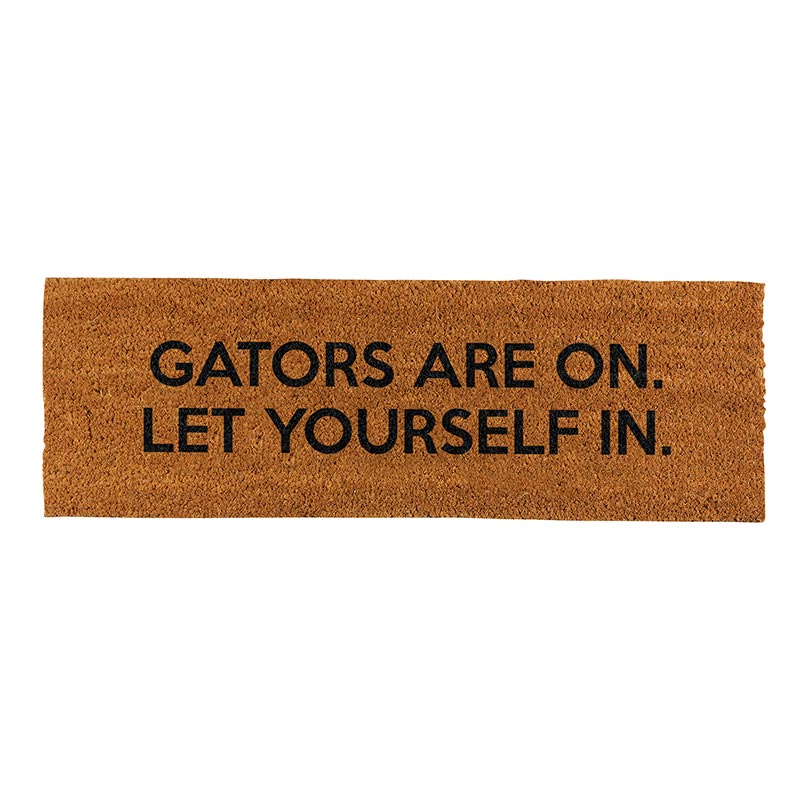 Door Mat - Gators Are On - Bombay Mercantile