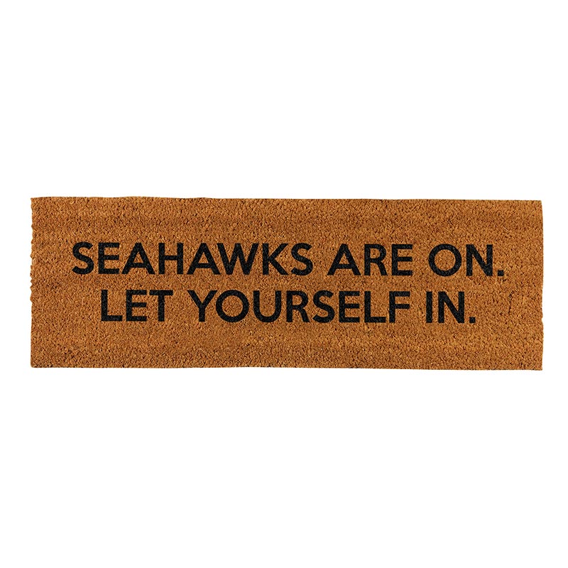 Door Mat - Seahawks Are On - Bombay Mercantile