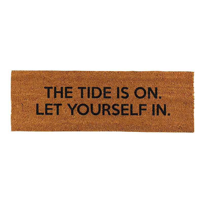 Door Mat - The Tide Are On - Bombay Mercantile