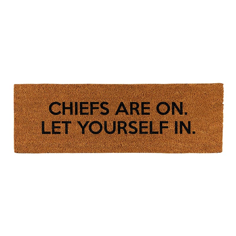 Door Mat - Chiefs Are On - Bombay Mercantile