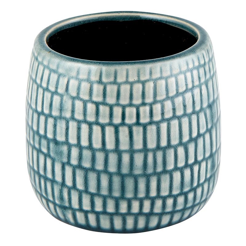 Cream & Gray Planter - Bombay Mercantile