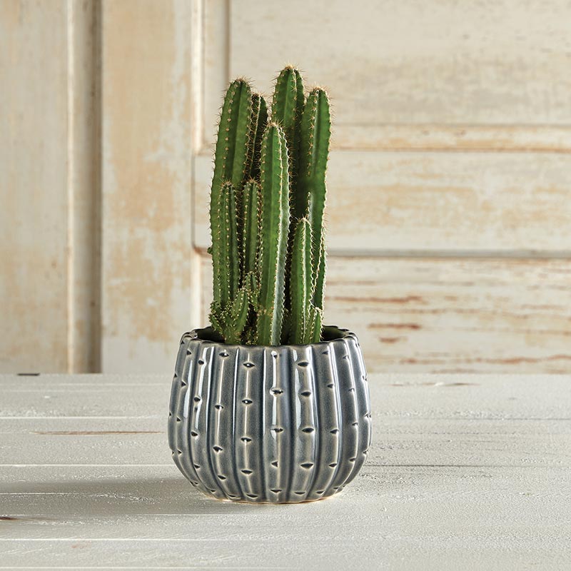 Blue Gray Planter - Bombay Mercantile