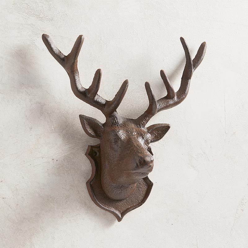 Cast Iron Décor - Deer, in increment of 2 - Bombay Mercantile