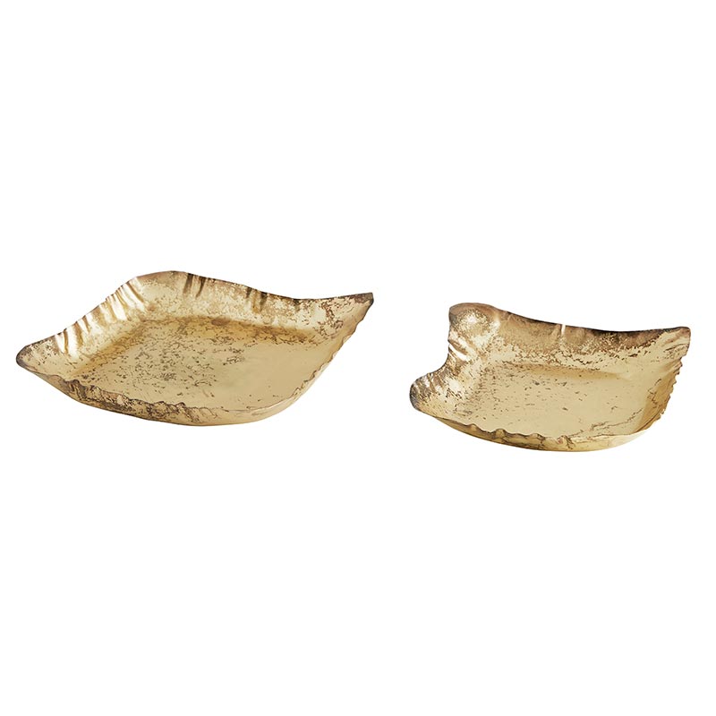 Tray Set - Gold - Bombay Mercantile