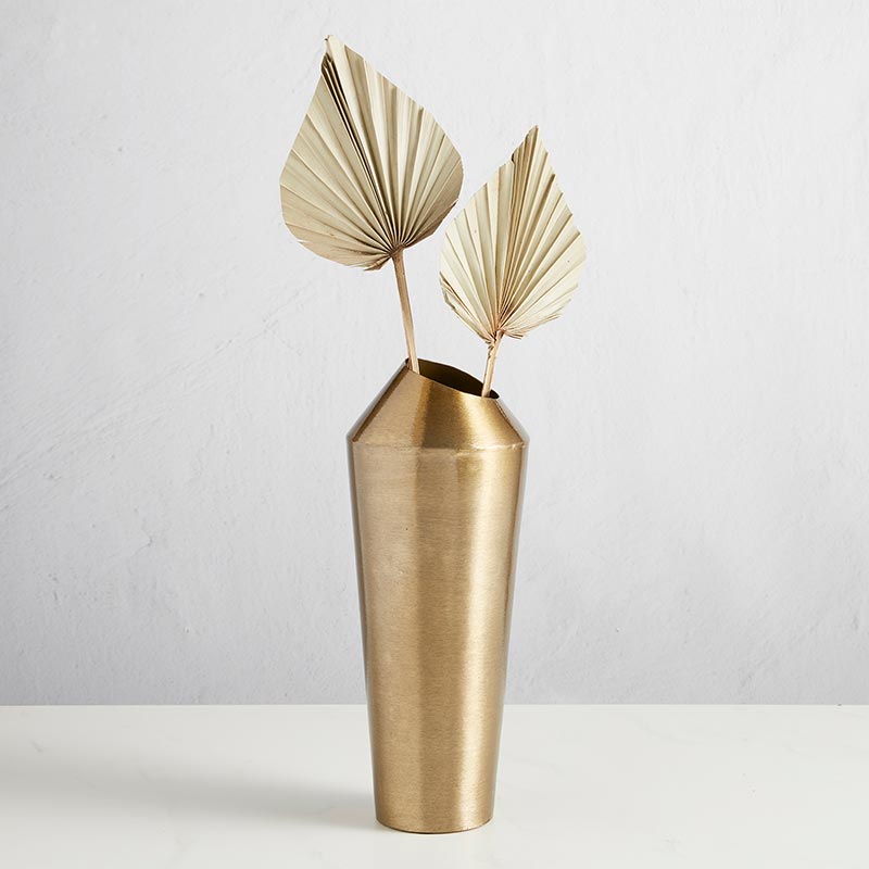 Vase - Matte Gold - Bombay Mercantile