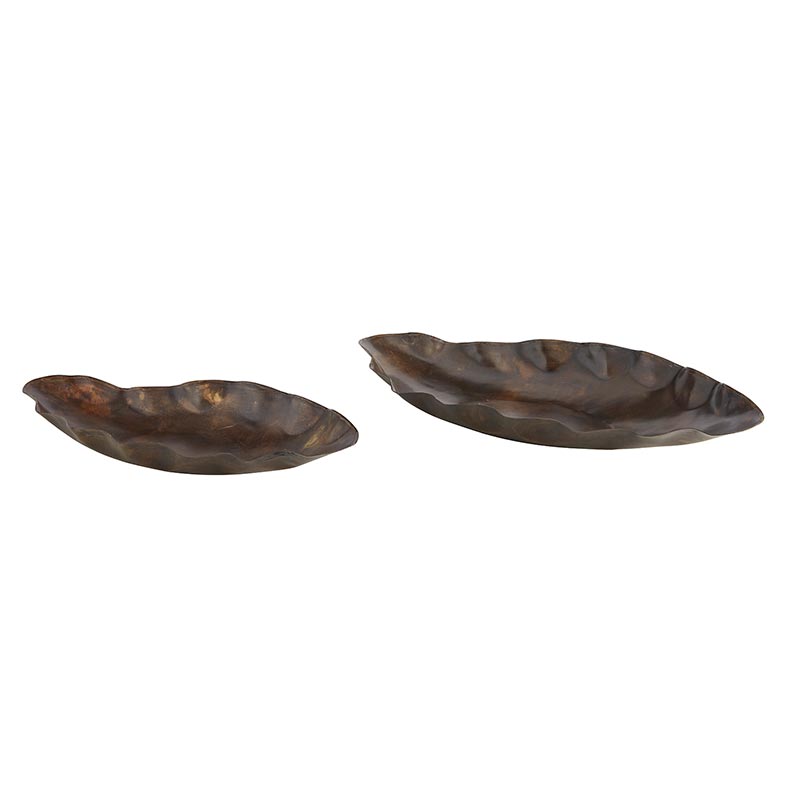Tray Set - Dark Brown - Bombay Mercantile