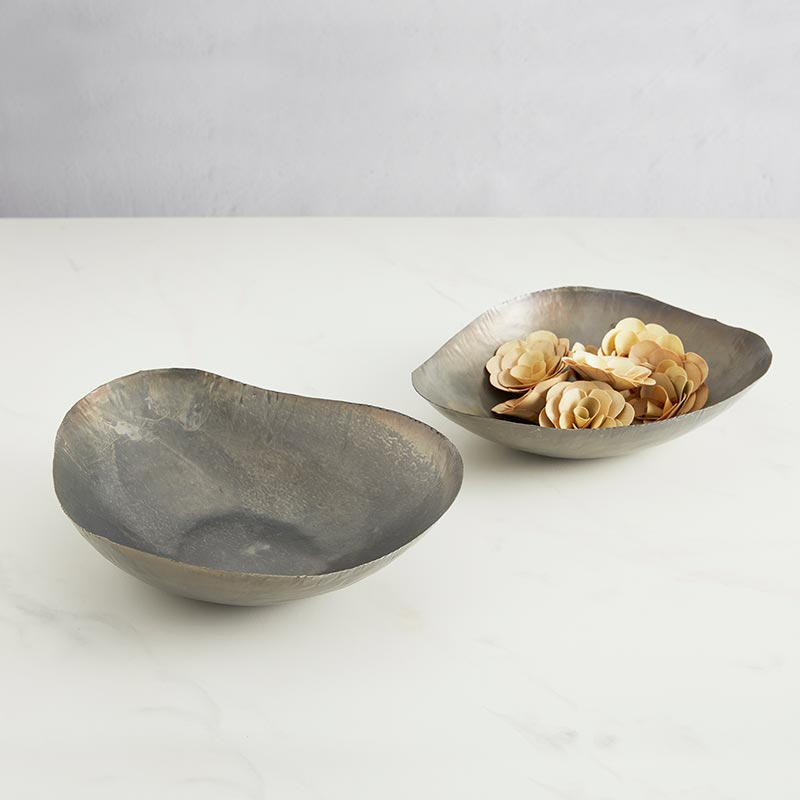 Tray Set - Dark Pearl Gray - Bombay Mercantile