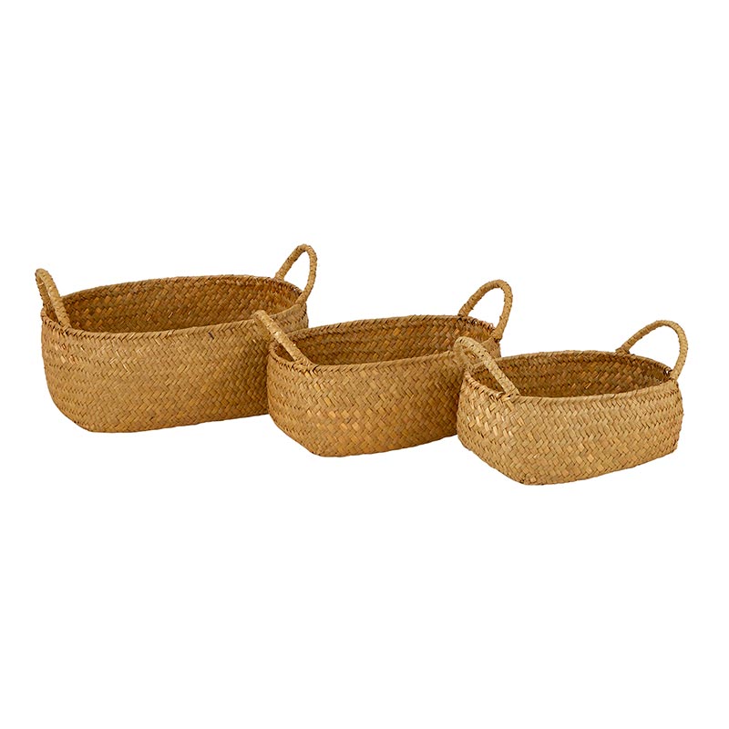 Oval Tub Basket Set - Bombay Mercantile