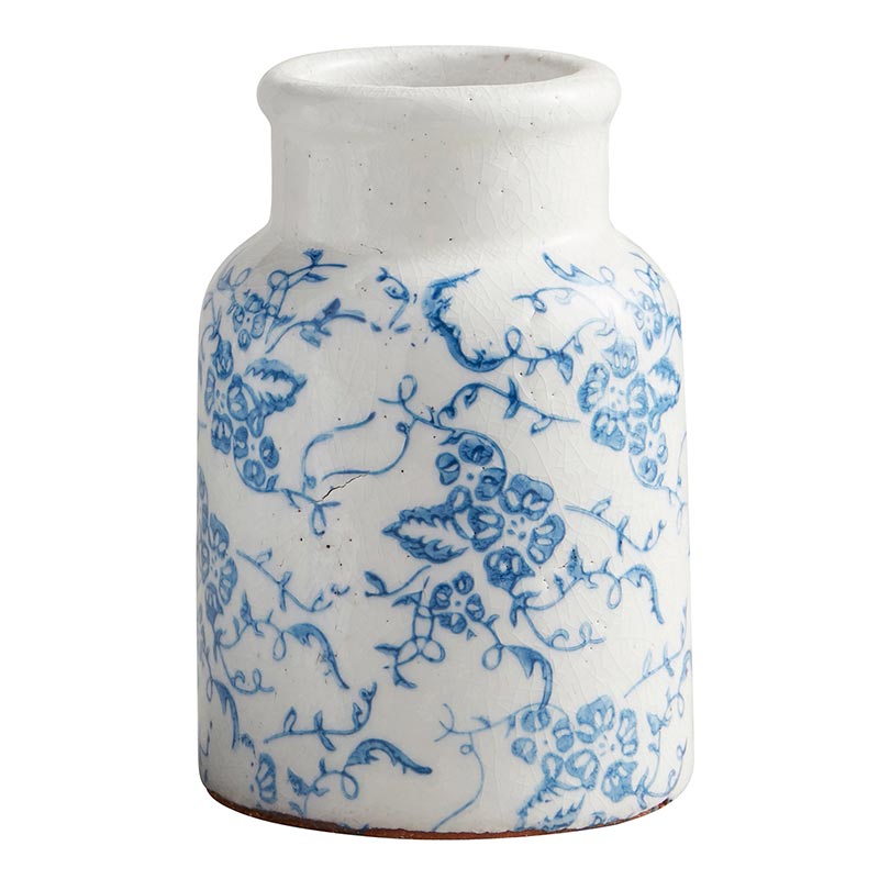 Vintage Blue Jar - Bombay Mercantile