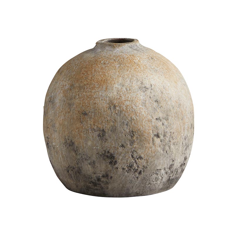 Textured Bud Vase - Beige - Bombay Mercantile