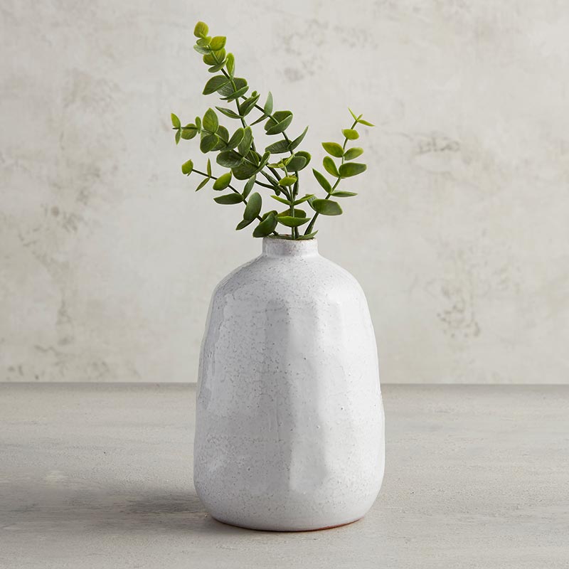 Vase - Ivory - Bombay Mercantile