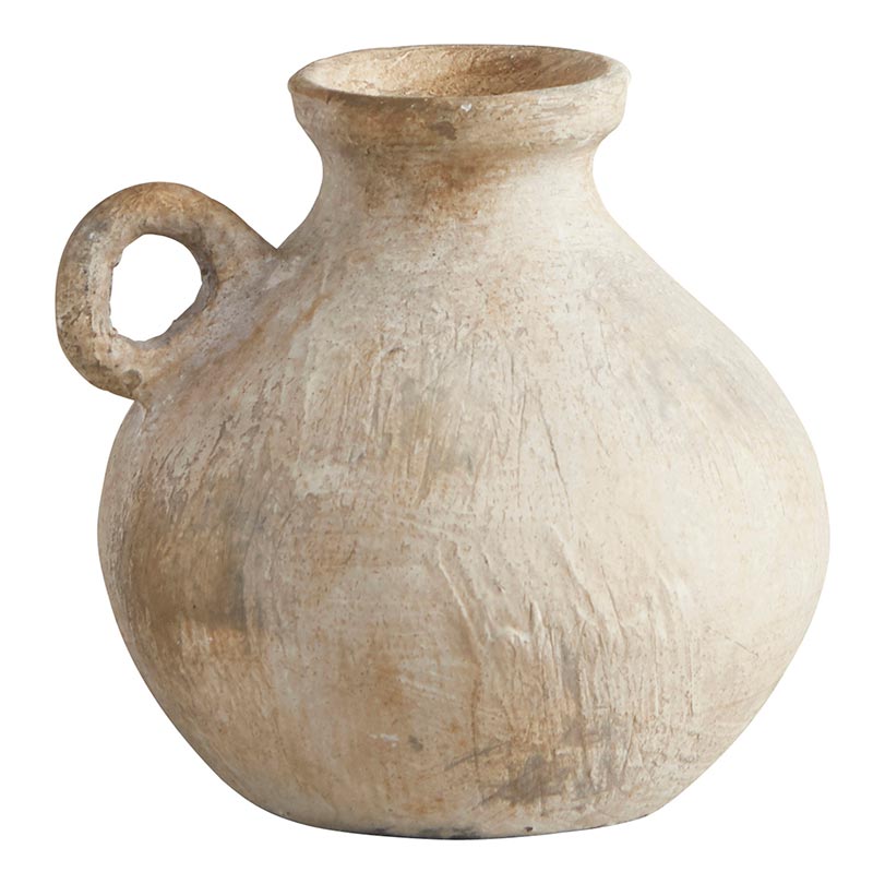 Textured Mini Handled Vase - Bombay Mercantile