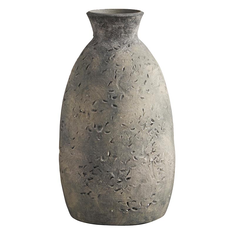 Rustic Taper Vase - Black - Bombay Mercantile