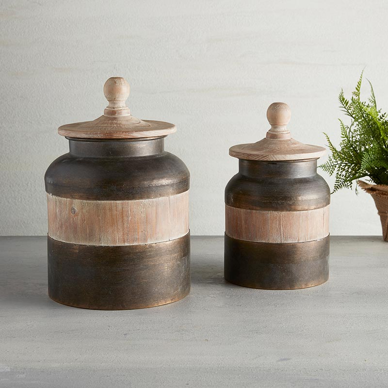2 Tone Jar - Bombay Mercantile