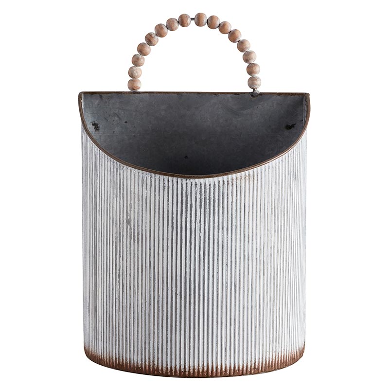Metal Wall Pot - Bombay Mercantile