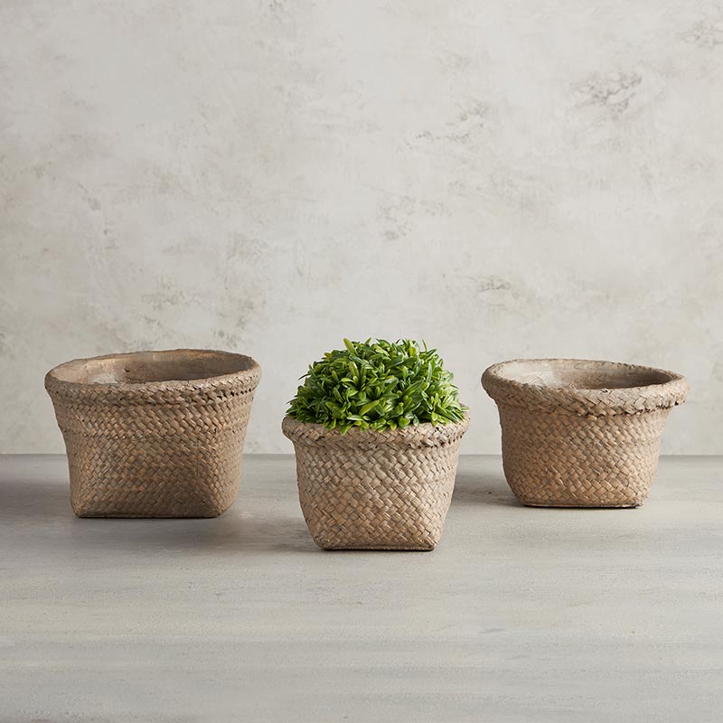 Basket Planter - Bombay Mercantile