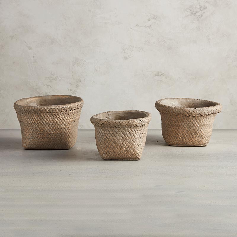 Basket Planter - Bombay Mercantile