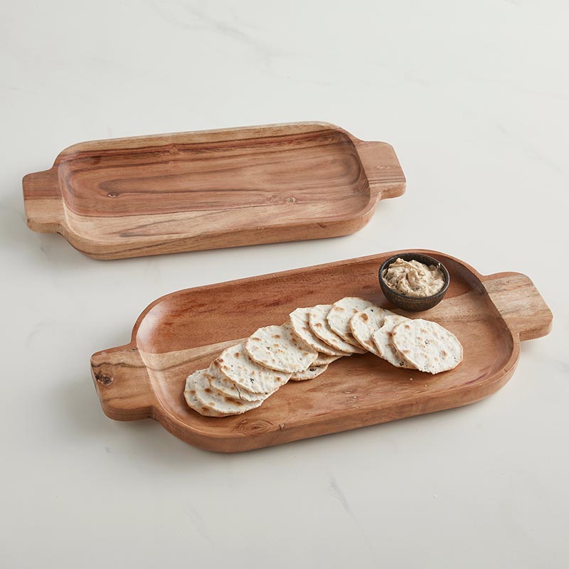 Rectangle Tray with Handles - Bombay Mercantile