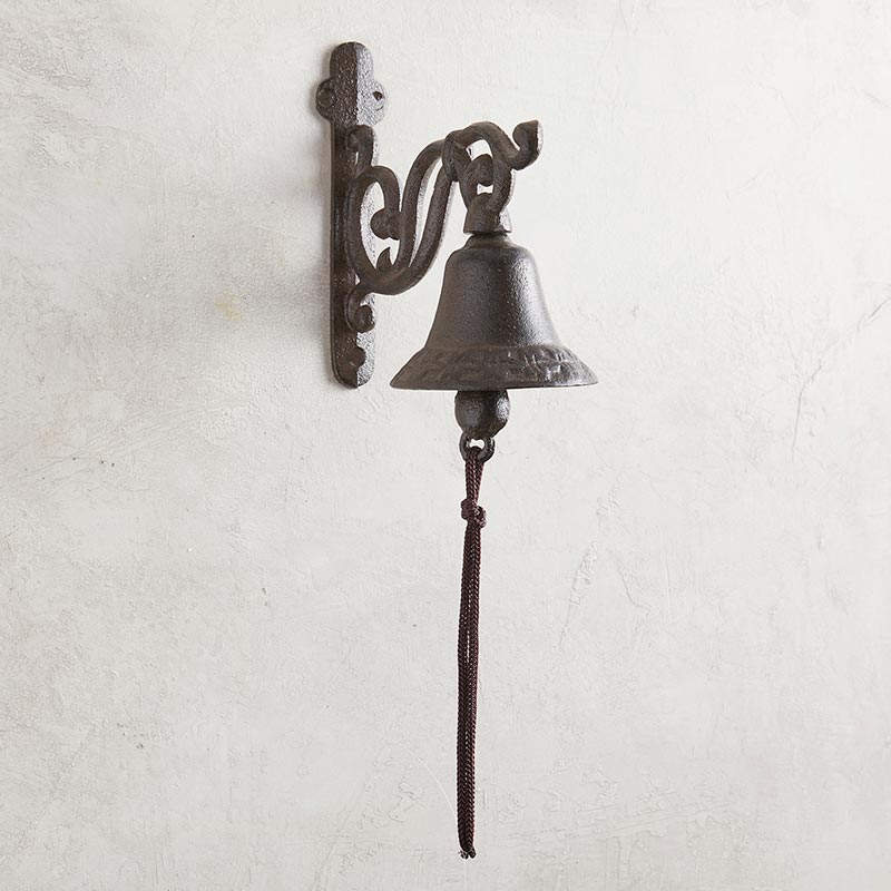 Cast Iron Décor - Wall Bell, in increment of 2 - Bombay Mercantile