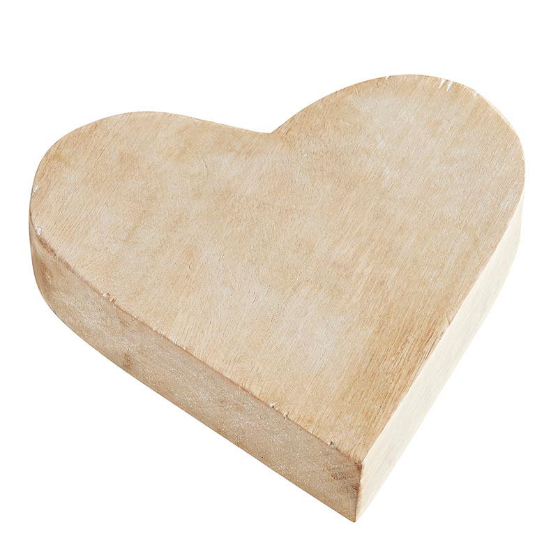 Wooden Heart Décor - Bombay Mercantile