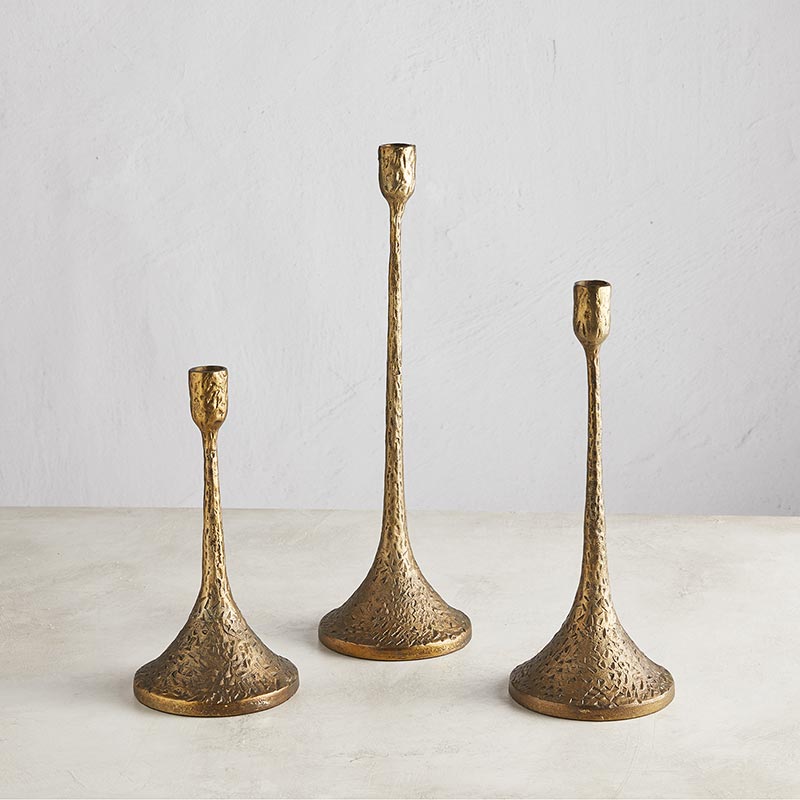 Brass Candle Stand - Bombay Mercantile