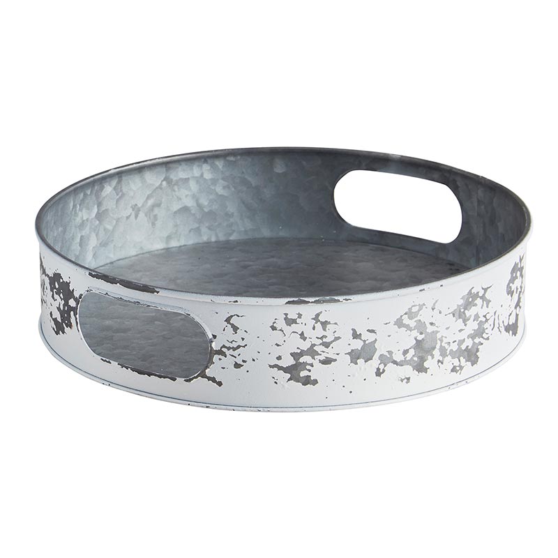 Metal Tray Set - Round - Bombay Mercantile