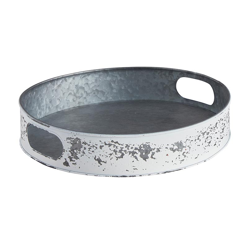 Metal Tray Set - Round - Bombay Mercantile