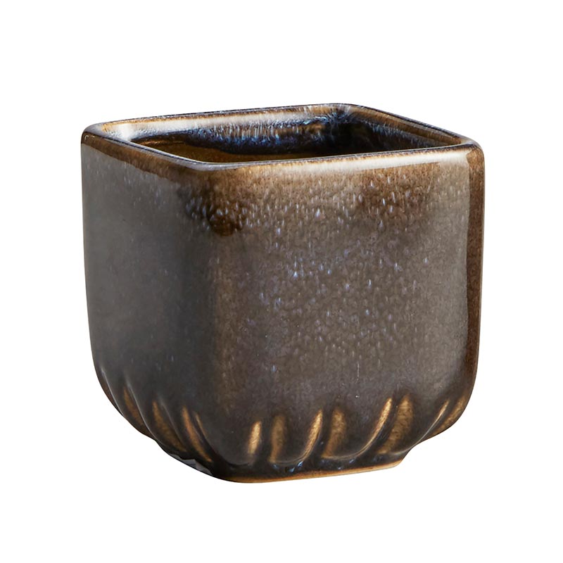 Navy Square Pot - Bombay Mercantile