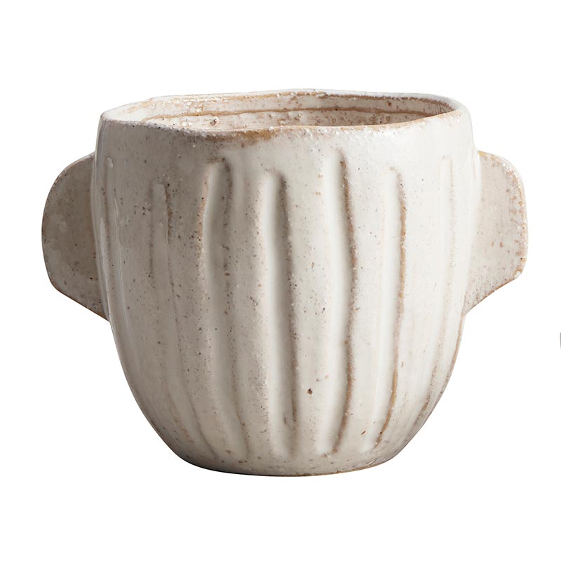 Cream Pot with Handles - Bombay Mercantile