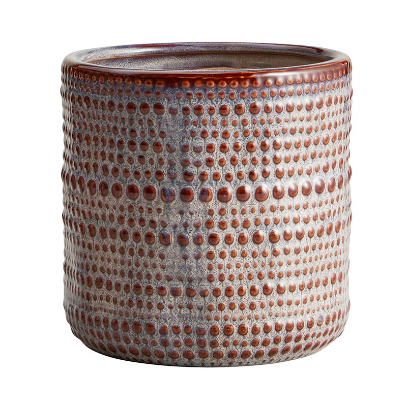 Smoke Dotted Pot - Bombay Mercantile