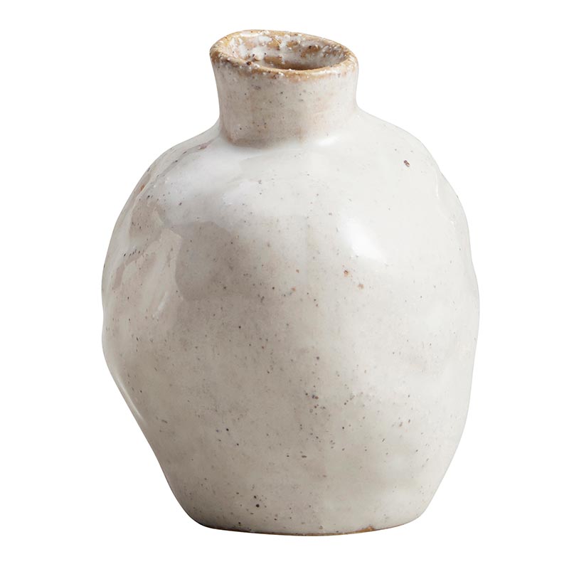 Vase - Cream/ Ivory - Bombay Mercantile