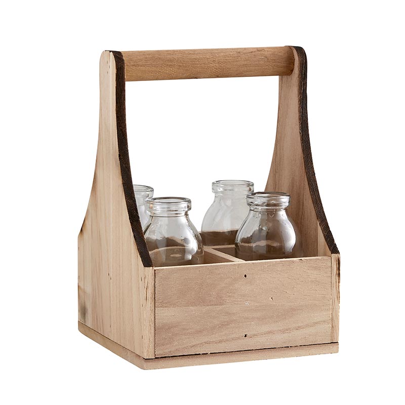 4 Bottle Flower Holder - Bombay Mercantile