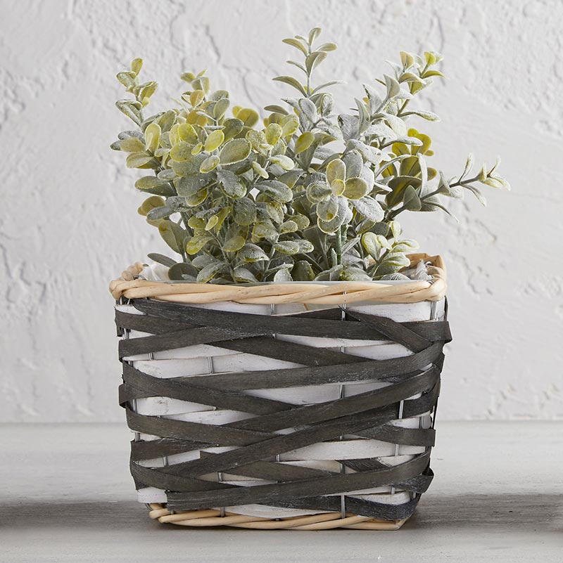 Dual Color Basket Set - Square - Bombay Mercantile