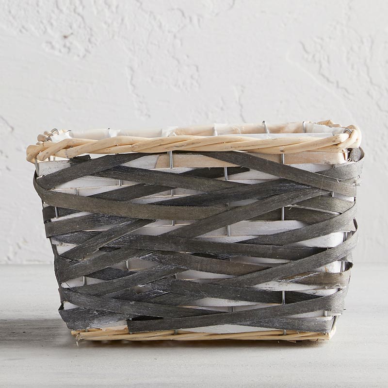 Dual Color Basket Set - Square - Bombay Mercantile