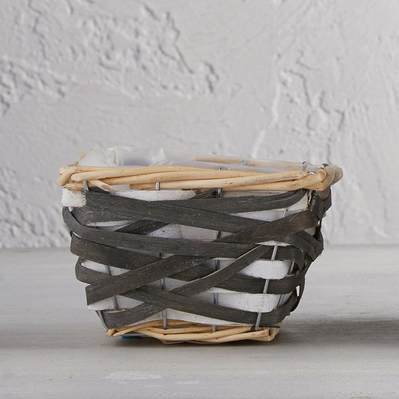 Dual Color Basket Set - Square - Bombay Mercantile