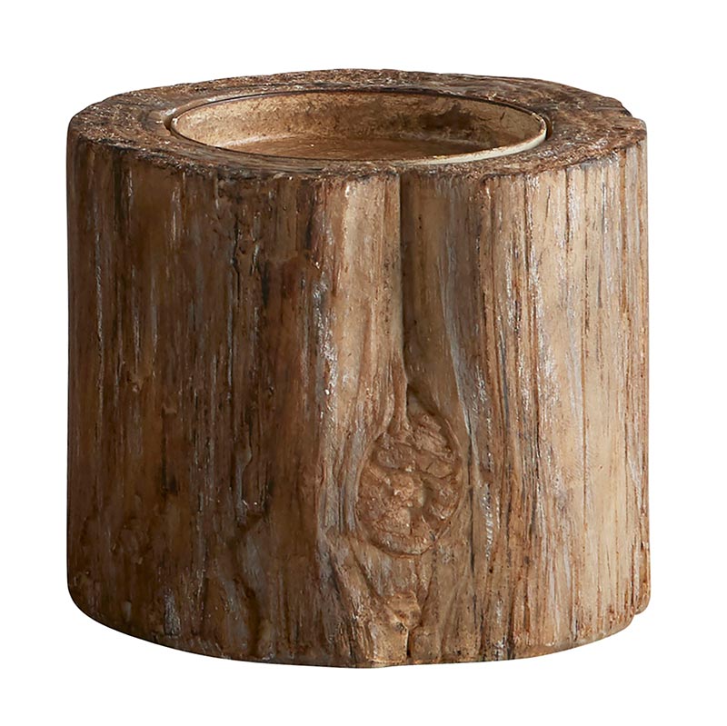 Bark Candle Holder, Set of 2 - Bombay Mercantile
