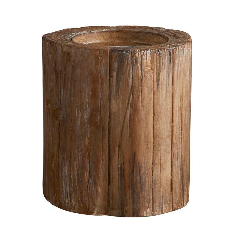Bark Candle Holder, Set of 2 - Bombay Mercantile