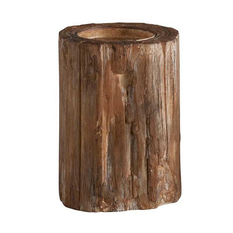 Bark Candle Holder, Set of 2 - Bombay Mercantile