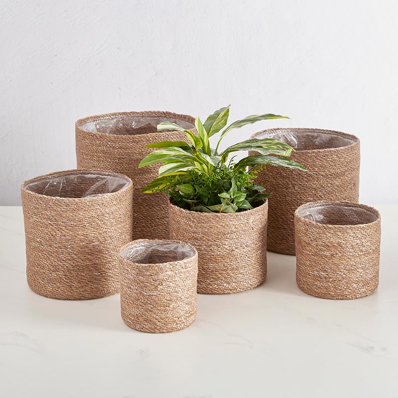 Round Cylinder Basket Set - Bombay Mercantile