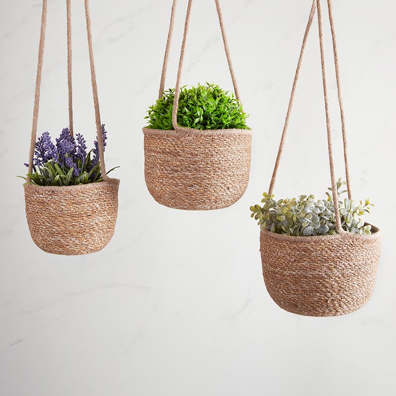 Round Planter Basket Set - Bombay Mercantile