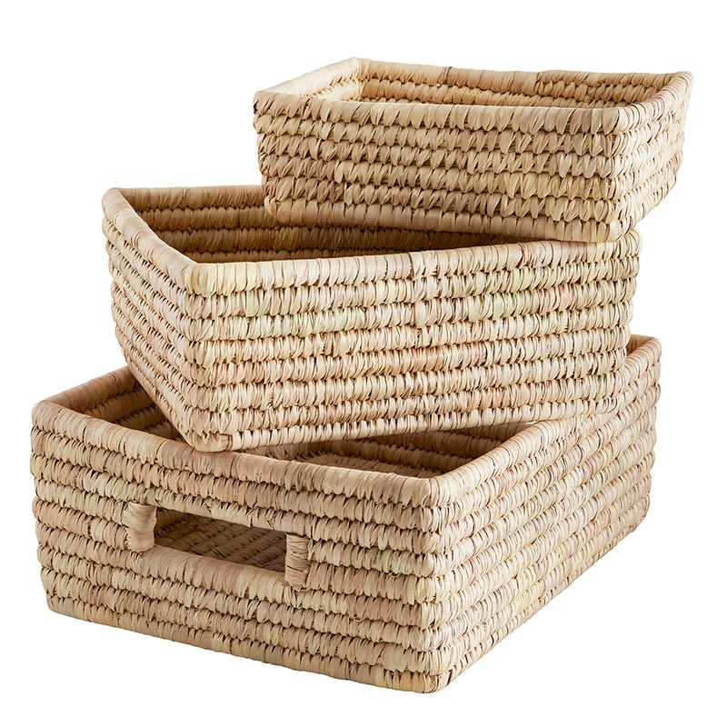 Rectangle Mini Basket Set - Bombay Mercantile