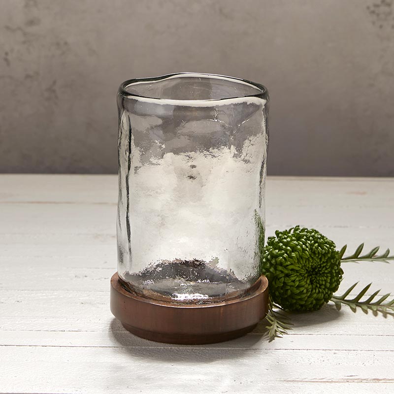 Candle Holder - Glass - Bombay Mercantile