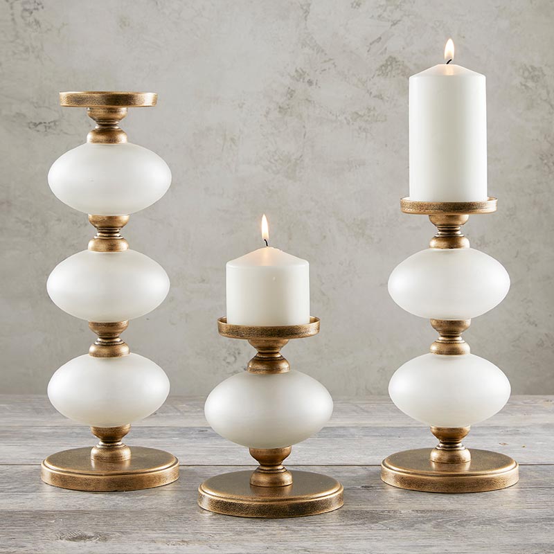 Bubble Pillar Holder - Bombay Mercantile