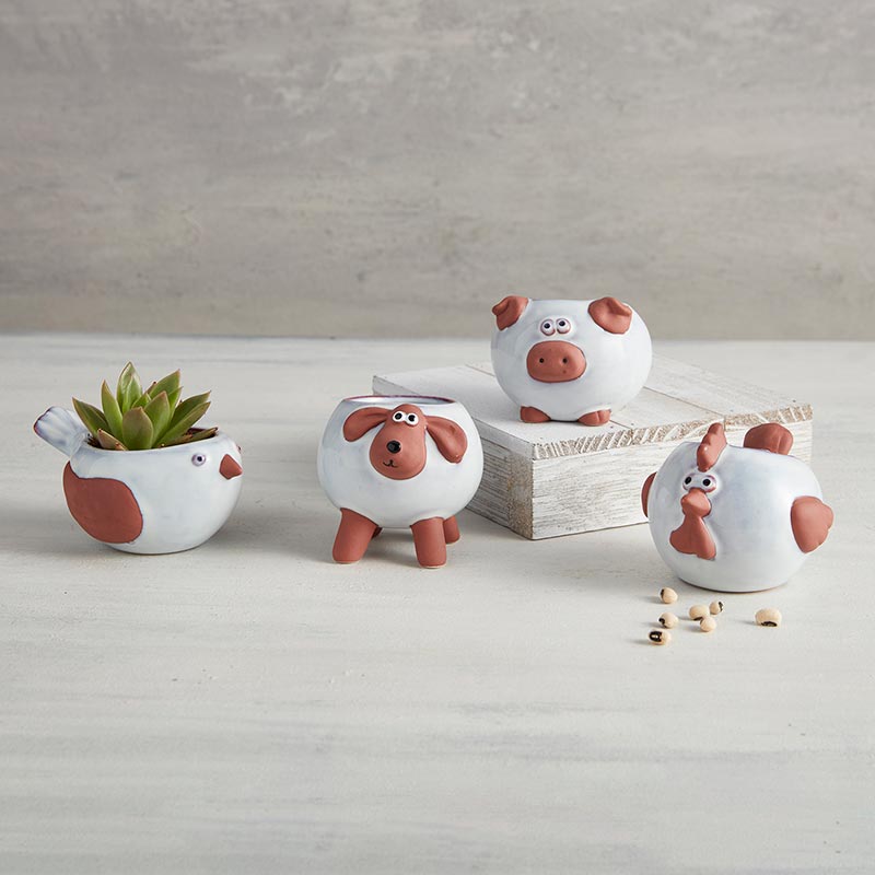 Small Dog Planter - Bombay Mercantile