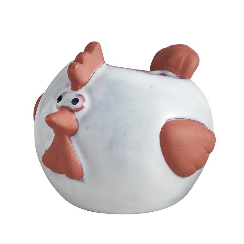 Round Chicken Planter - Bombay Mercantile