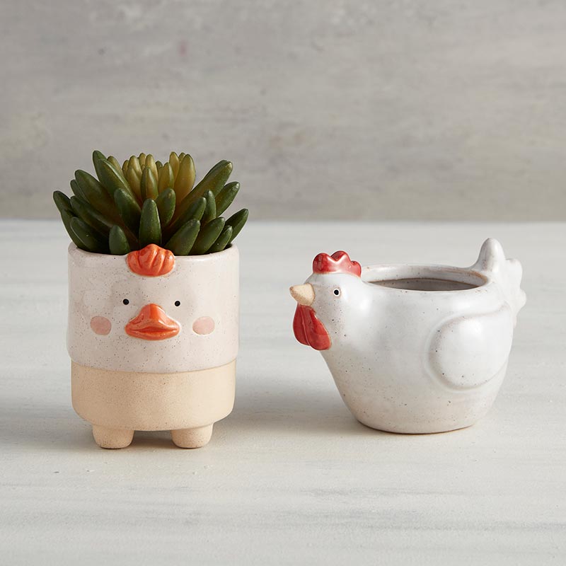Chicken Planter - Bombay Mercantile