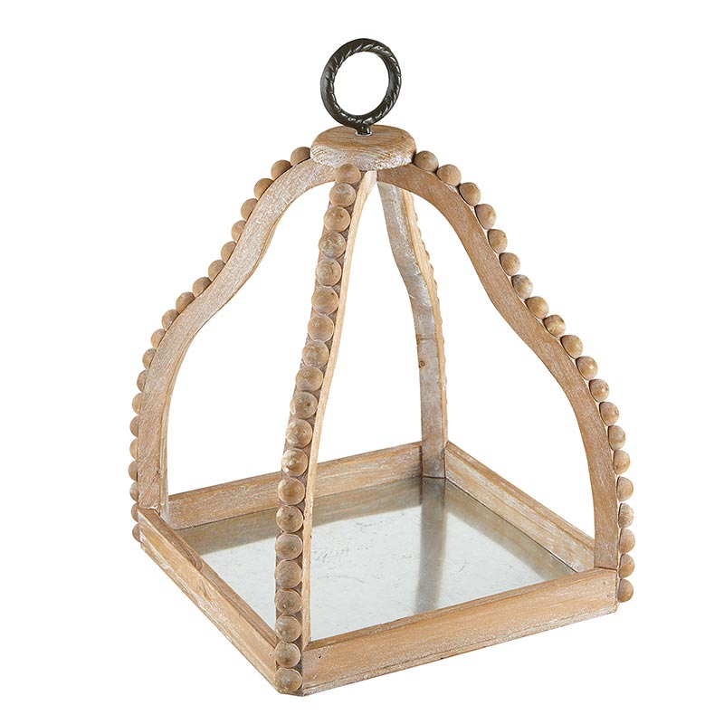 Wooden Candle Holder - Bombay Mercantile