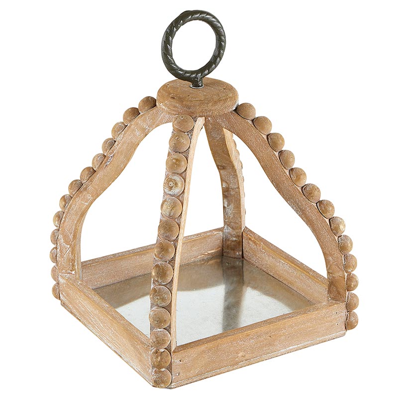Wooden Candle Holder - Bombay Mercantile