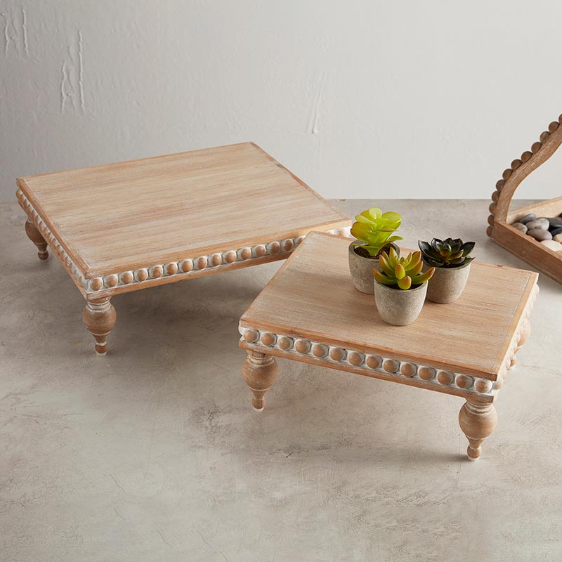 Wooden Holder - Medium - Bombay Mercantile